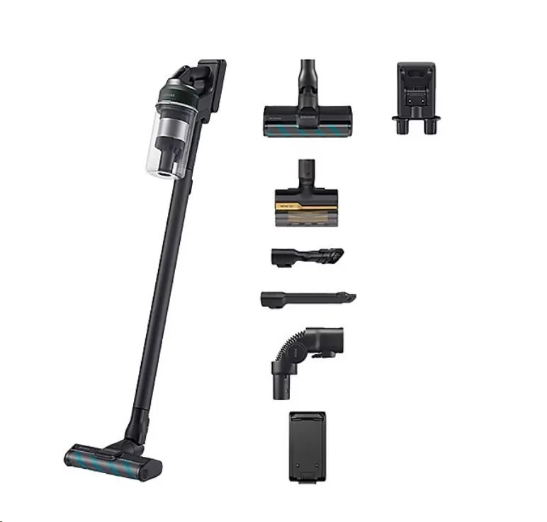 Samsung 2-in-1 stick vacuum Battery Dry Bagless 580 W Black, Chrome, Green, Wood, EU