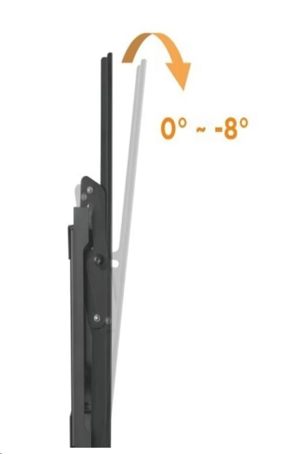 Držák Brateck LP72-46T pro TV 37"-80" 75kg polohovatelný nástěnný