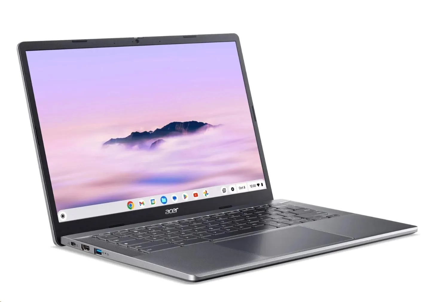 Acer Chromebook Plus 514/CB514-5HT-34JB/3-100U/14"/WUXGA/T/16GB/256GB SSD/UHD/Chrome/Gray/2R