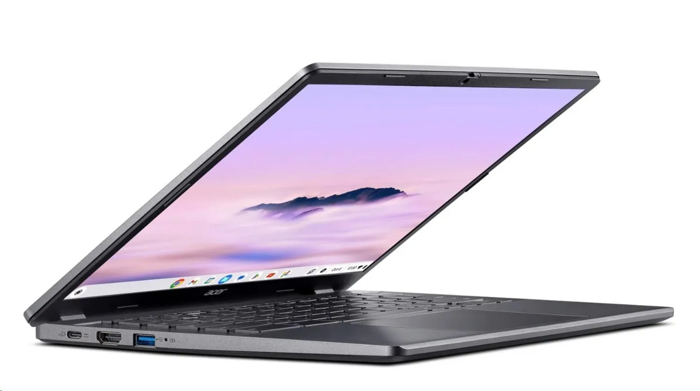 ACER NTB Chromebook Plus 514 (CB514-5HT-503H),iCore 5 120U,14" 1920x1200,16GB,256GB SSD,Intel,Chrome OS,Steel Gray