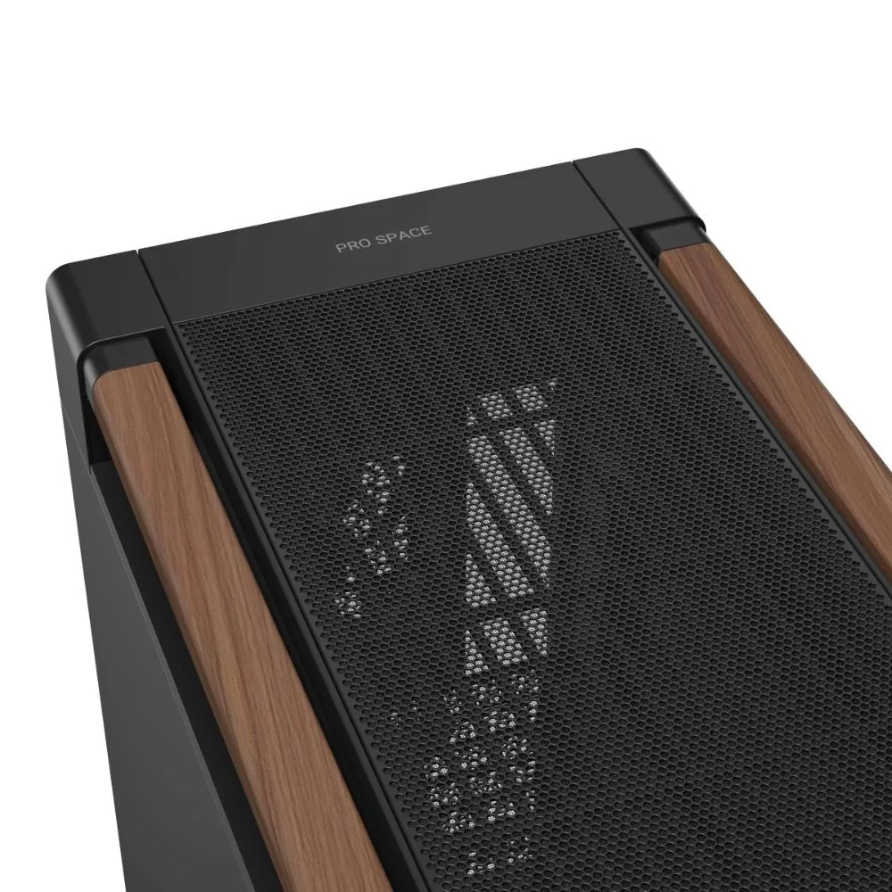 Skříň ASUS ProArt PA602 Walnut Wood Metal PWM Modern Black