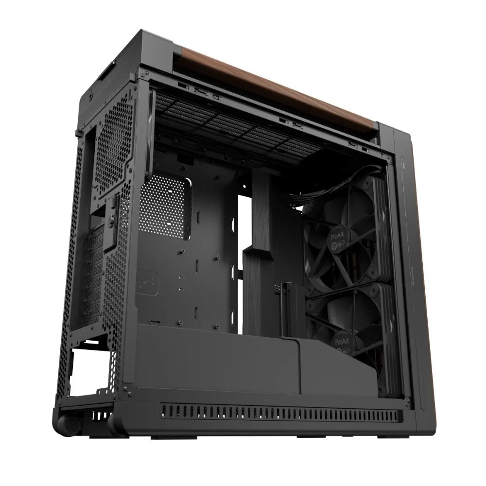 Skříň ASUS ProArt PA602 Walnut Wood Metal PWM Modern Black