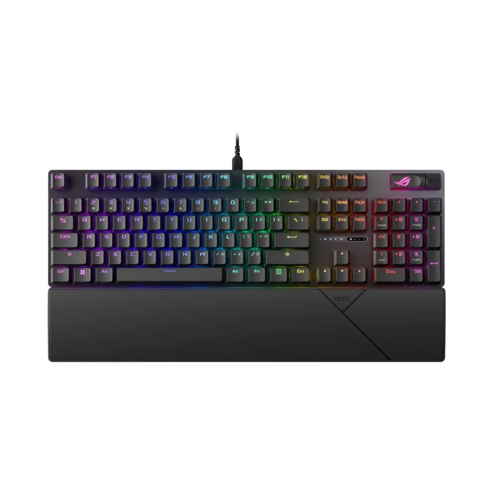 ASUS KB ROG Strix Scope II X (ROG NX Snow V2 PBT), mechanická, drátová, USB-A, USB-C, US