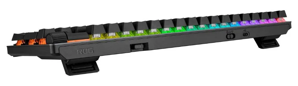 ASUS KB ROG Strix Scope II X (ROG NX Snow V2 PBT), mechanická, drátová, USB-A, USB-C, US