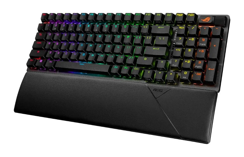 ASUS KB ROG Strix Scope II X (ROG NX Snow V2 PBT), mechanická, drátová, USB-A, USB-C, US