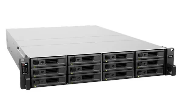 Synology RX1225RP - Police - 12 zásuvky (SATA-600) - k upevnení na regál - 2U