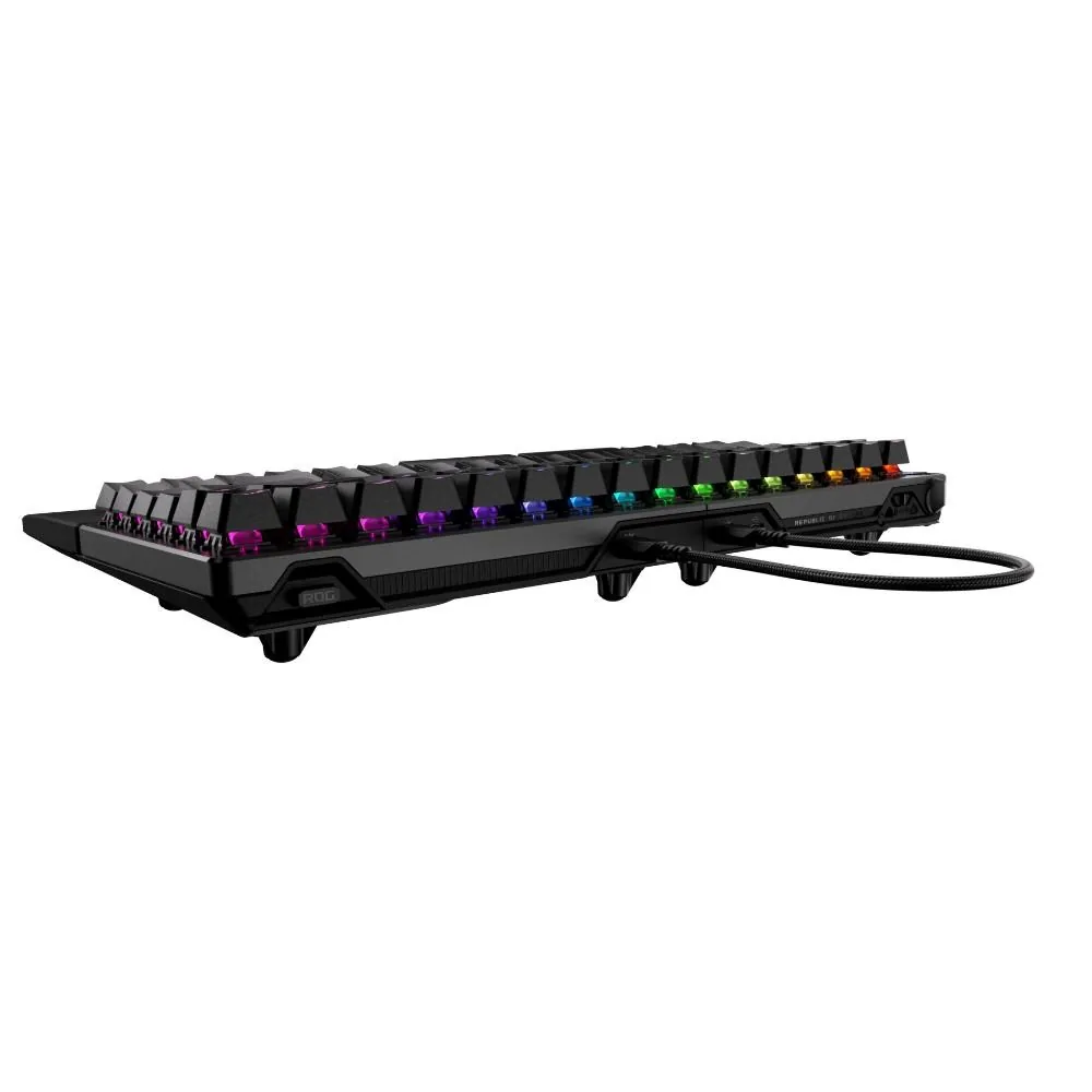 ASUS KB ROG Falcata (ROG HFX Magnetic V2 PBT), magnetická, bezdrátová, ARBG, USB-C, US