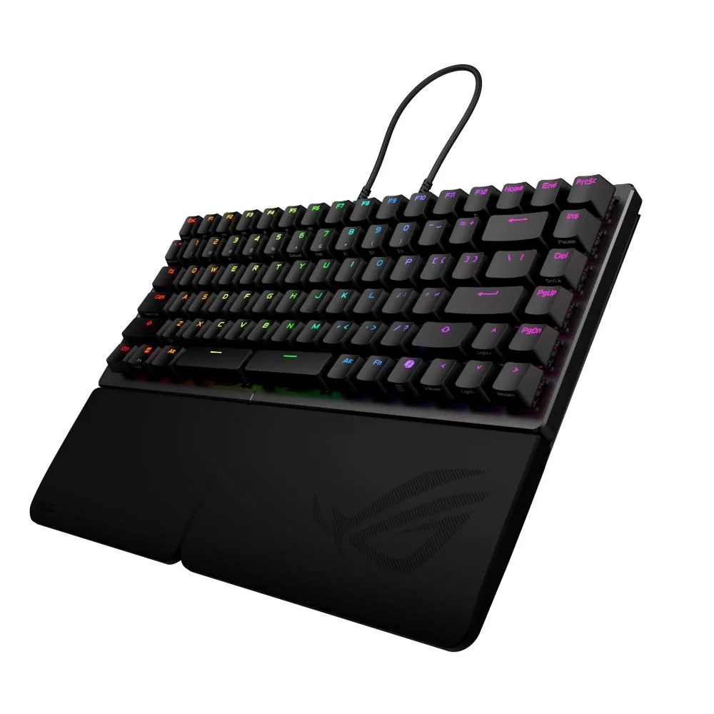 ASUS KB ROG Falcata (ROG HFX Magnetic V2 PBT), magnetická, bezdrátová, ARBG, USB-C, US