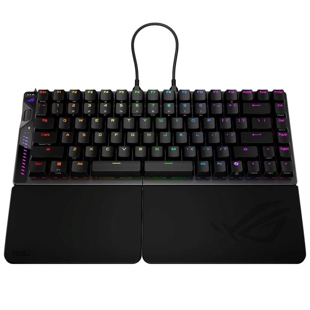 ASUS KB ROG Falcata (ROG HFX Magnetic V2 PBT), magnetická, bezdrátová, ARBG, USB-C, US