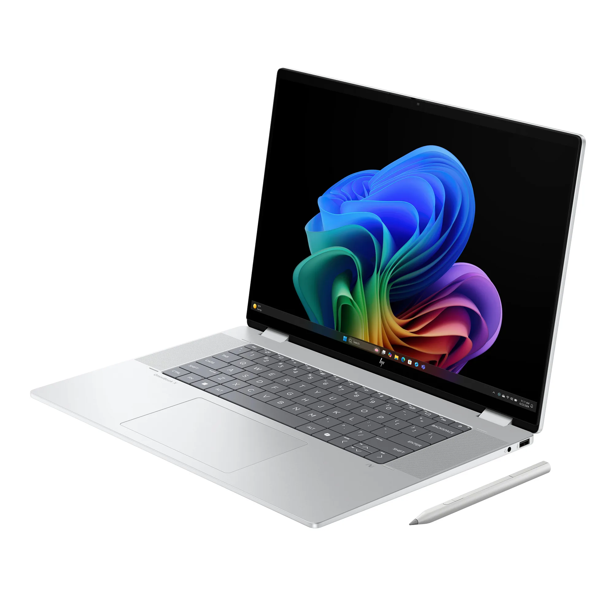 NTB HP OmniBook X Flip NG 16-as0433nc, Ultra 7-256V, Touch 16" 2K OLED, 16GB LPDDR5X, 1TB, Win 11,Stylus, 2Y On-site