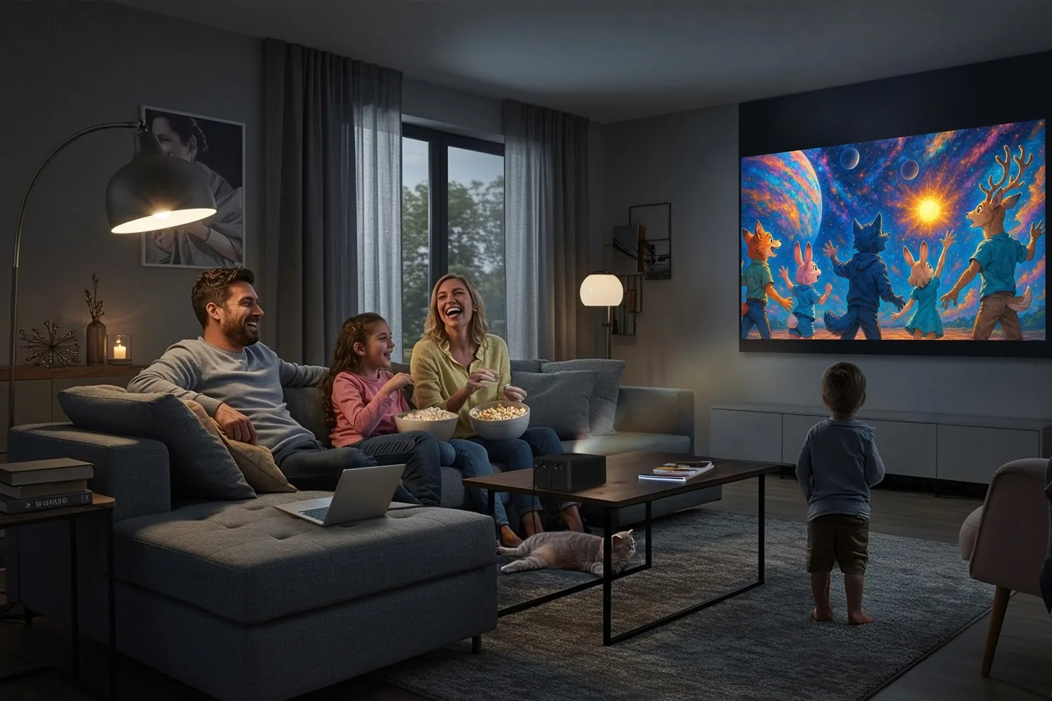 Optoma projektor Photon Life PH31 (DLP, LED, 1080p, 1500 ANSI, 400:1, HDMI, USB, repro 1x5W)