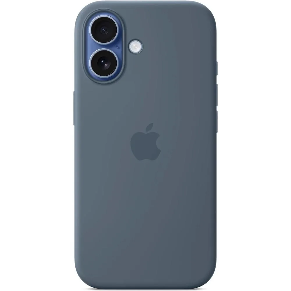 iPhone 17 Silicone Case with MagSafe - Anchor Blue