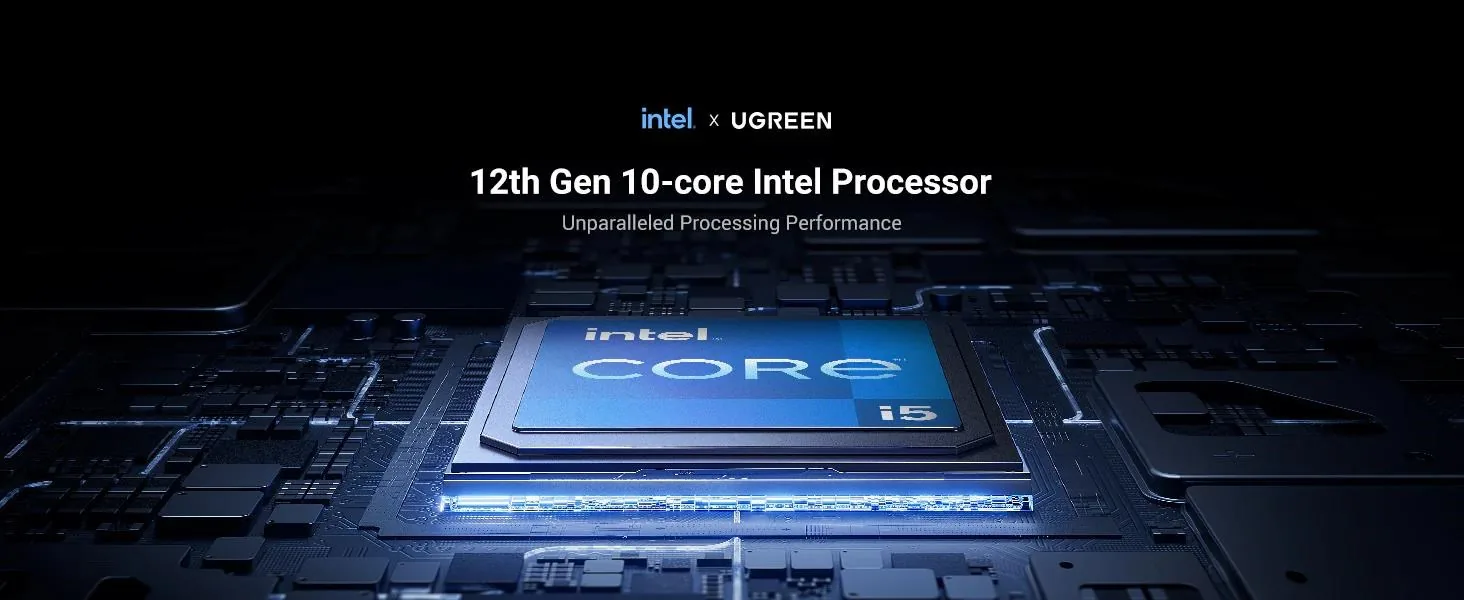 UGREEN NASync DXP6800 Pro (10C i5-1235U 4,4GHz 8GBRAM 6xSATA 2xM.2 2x10GbE 1xPCIe 2xTB 2xUSB2.0 2xUSB3.2 HDMI SD)