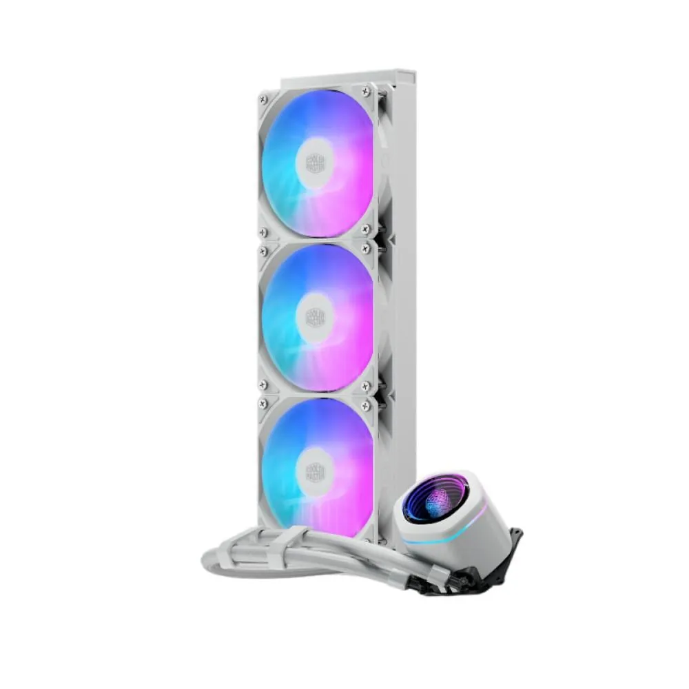 Cooler Master vodní chladič MasterLiquid Core Nex 360, 3x120mm, LGA1851, AM5, bílá