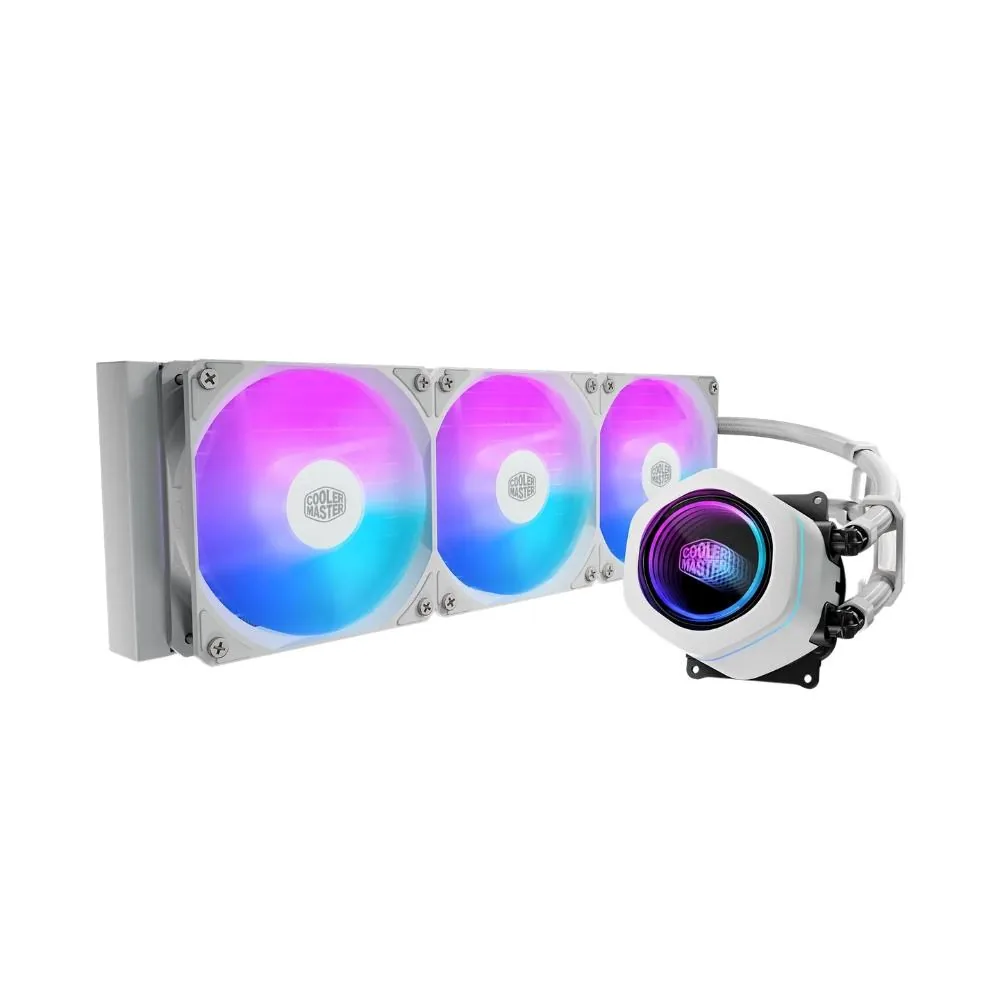 Cooler Master vodní chladič MasterLiquid Core Nex 360, 3x120mm, LGA1851, AM5, bílá