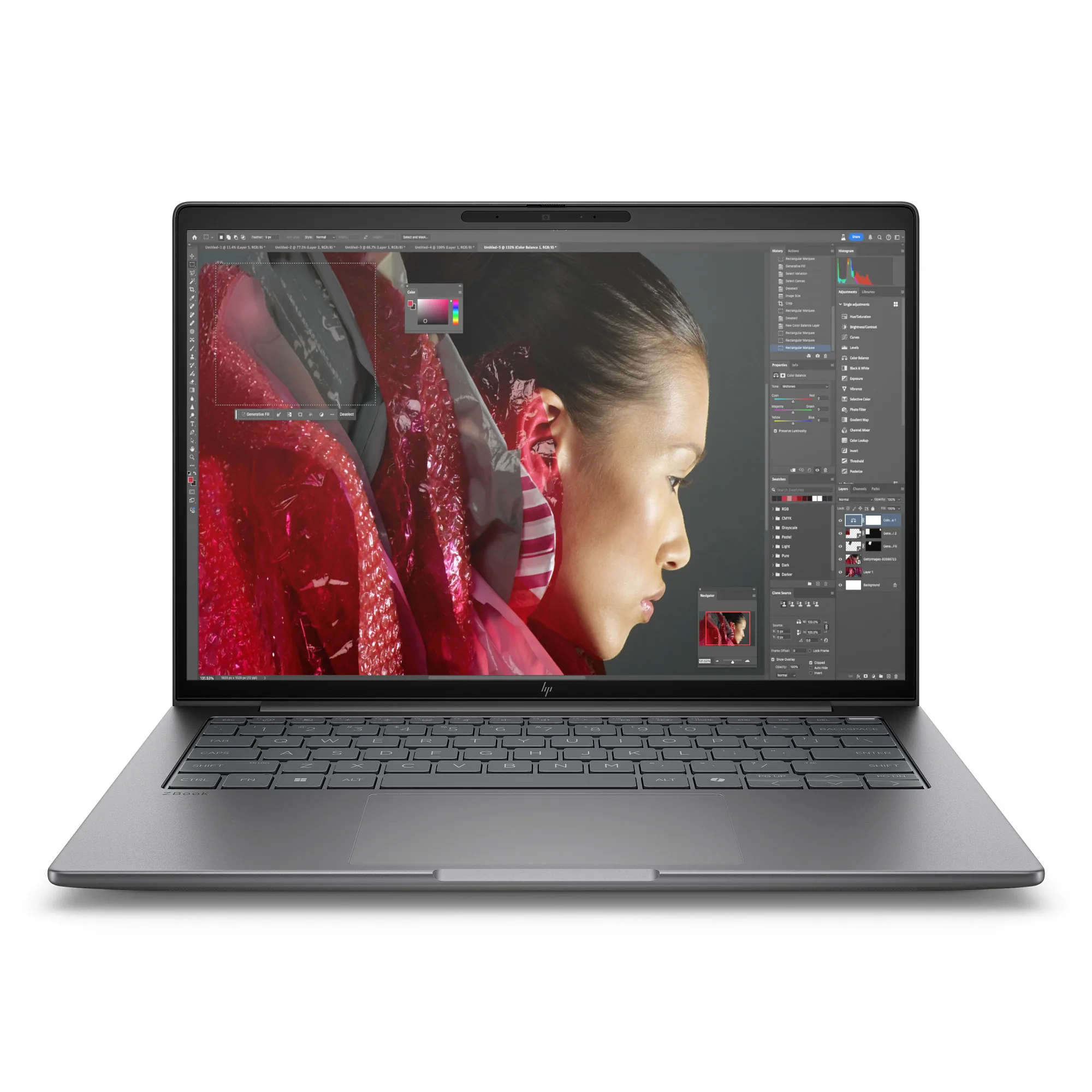 HP NTB Zbook 8 14 G1i Intel Core U7 255H, 14" WUXGA 400 IR, 1x16GB, 512GB, WiFi 7+BT,FpS Win11Pro,4y onsite