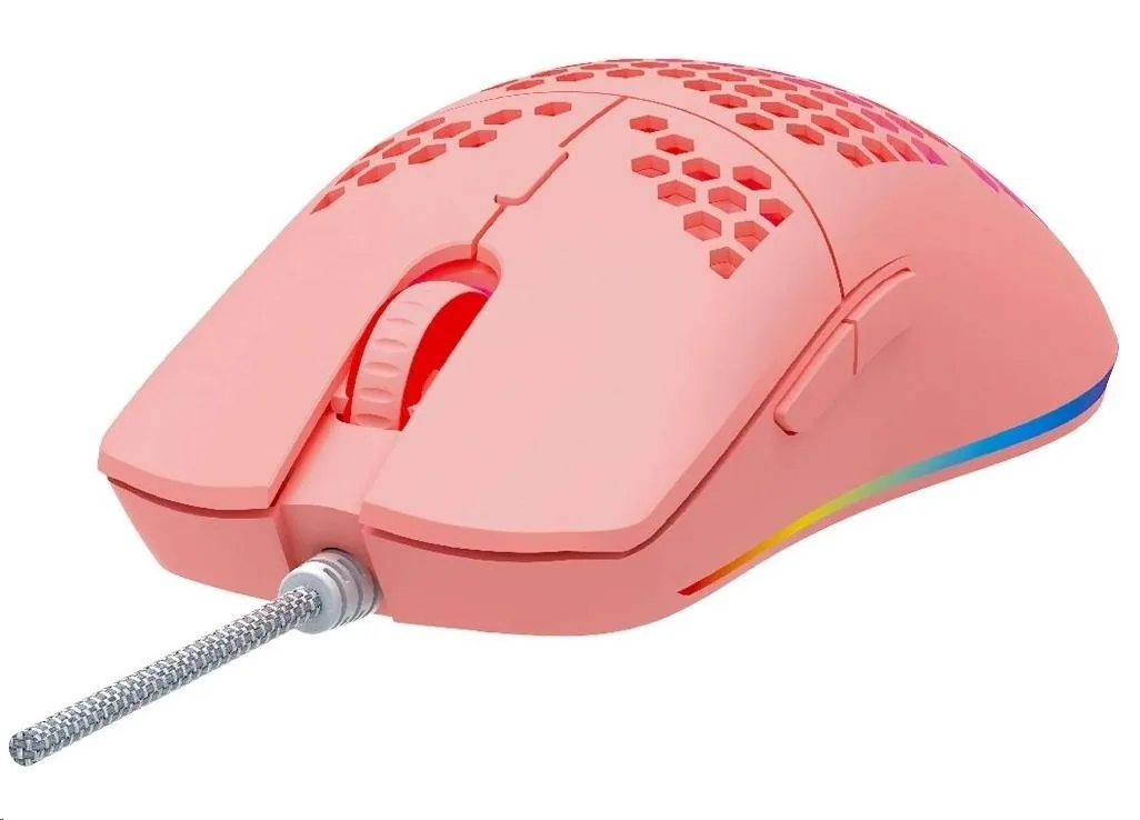 WG - Herní drátová myš WG2 pink