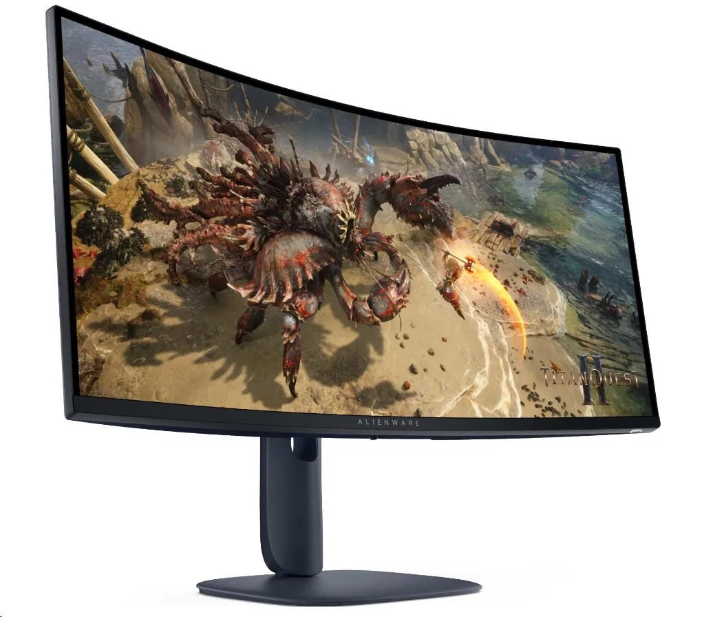 Alienware AW3425DWM - LED monitor - hraní her - zakřivená - 34" - 3440 x 1440 UWQHD @ 180 Hz - VA - 400 cd/m? - 3000:1 - DisplayHDR 400 - 1 ms - 2xHDMI, DisplayPort - BTO - s 3 roky základní servis hardwaru s pokročilou výměnou po diagnostice na dálku