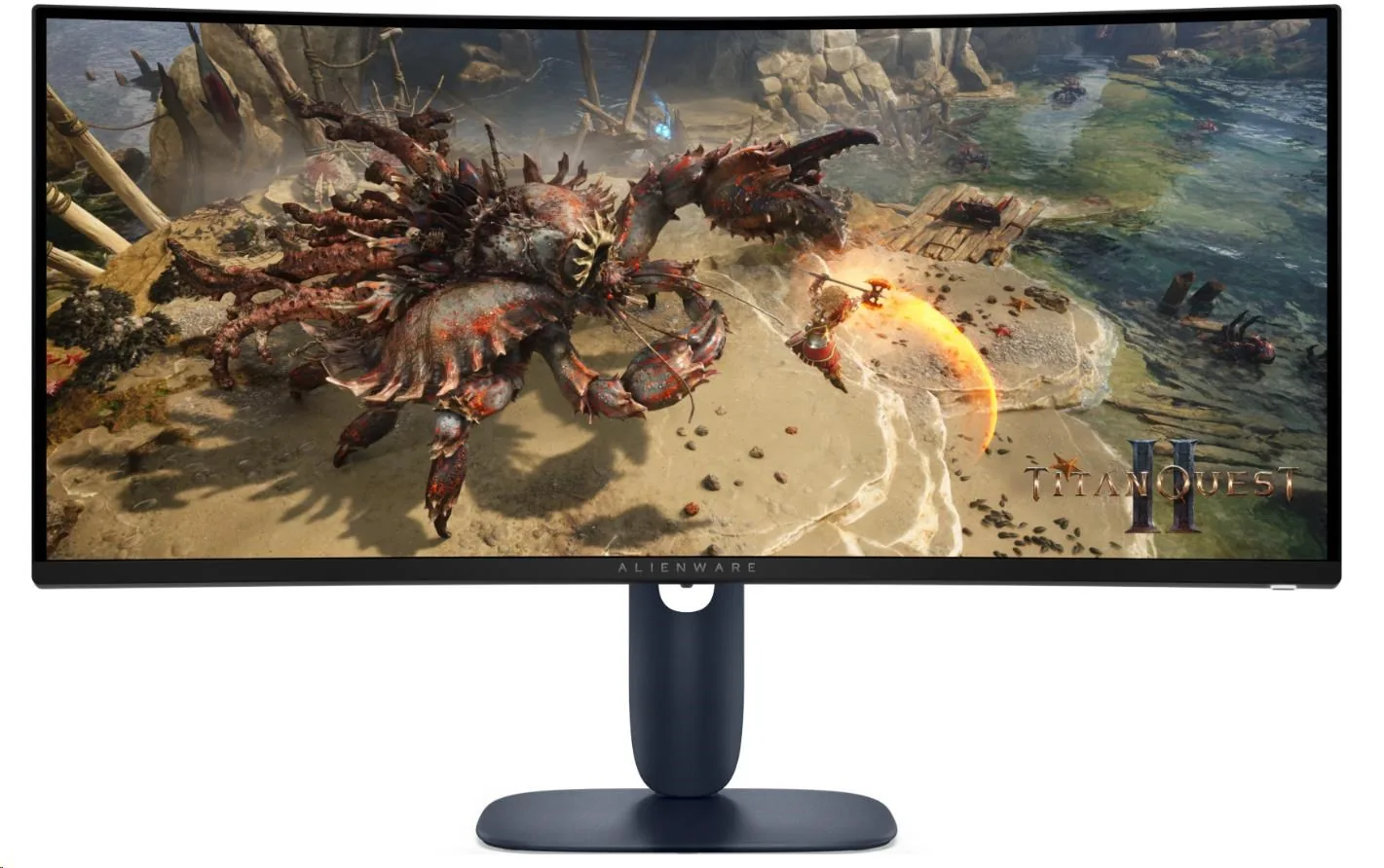 Alienware AW3425DWM - LED monitor - hraní her - zakřivená - 34" - 3440 x 1440 UWQHD @ 180 Hz - VA - 400 cd/m? - 3000:1 - DisplayHDR 400 - 1 ms - 2xHDMI, DisplayPort - BTO - s 3 roky základní servis hardwaru s pokročilou výměnou po diagnostice na dálku