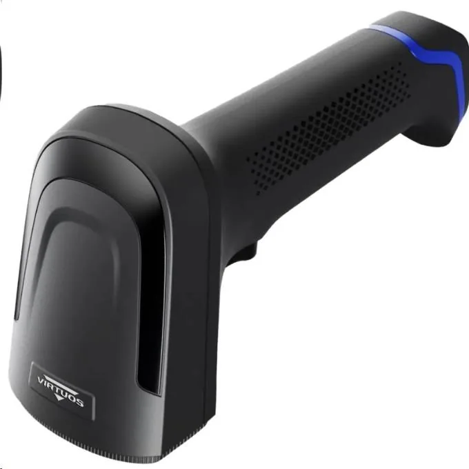 CCD 2D čtečka Virtuos HT-851A, USB (klávesnice/RS-232 emulace), bez stojánku, černá
