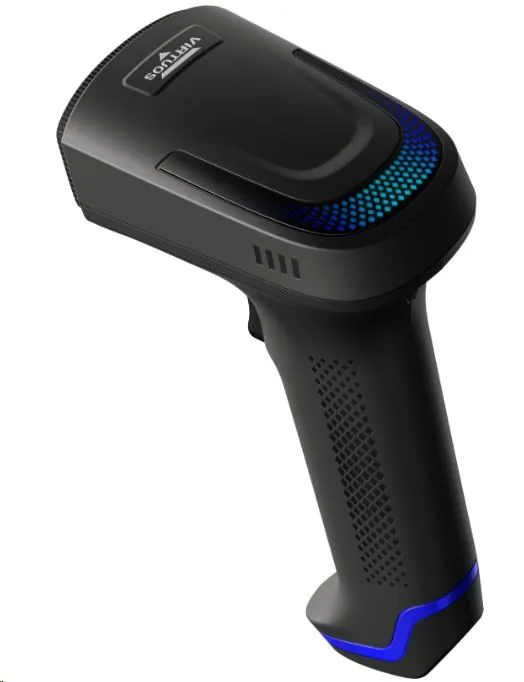 CCD 2D čtečka Virtuos HT-851A, USB (klávesnice/RS-232 emulace), bez stojánku, černá