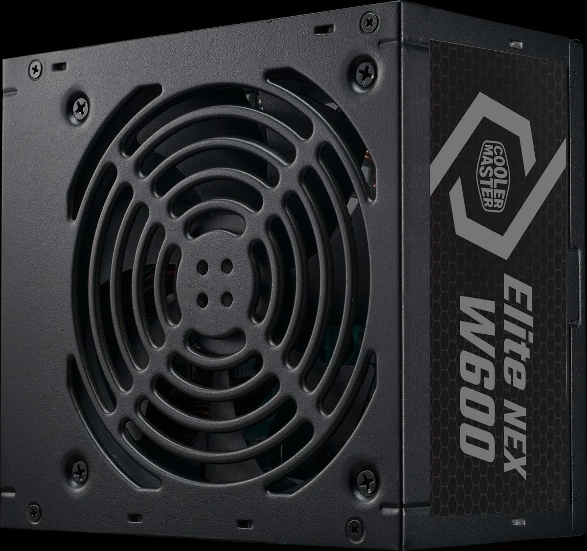 Cooler Master zdroj Elite NEX 600W 230V, 120mm, 80+ White, Mesh (opletené kabely)