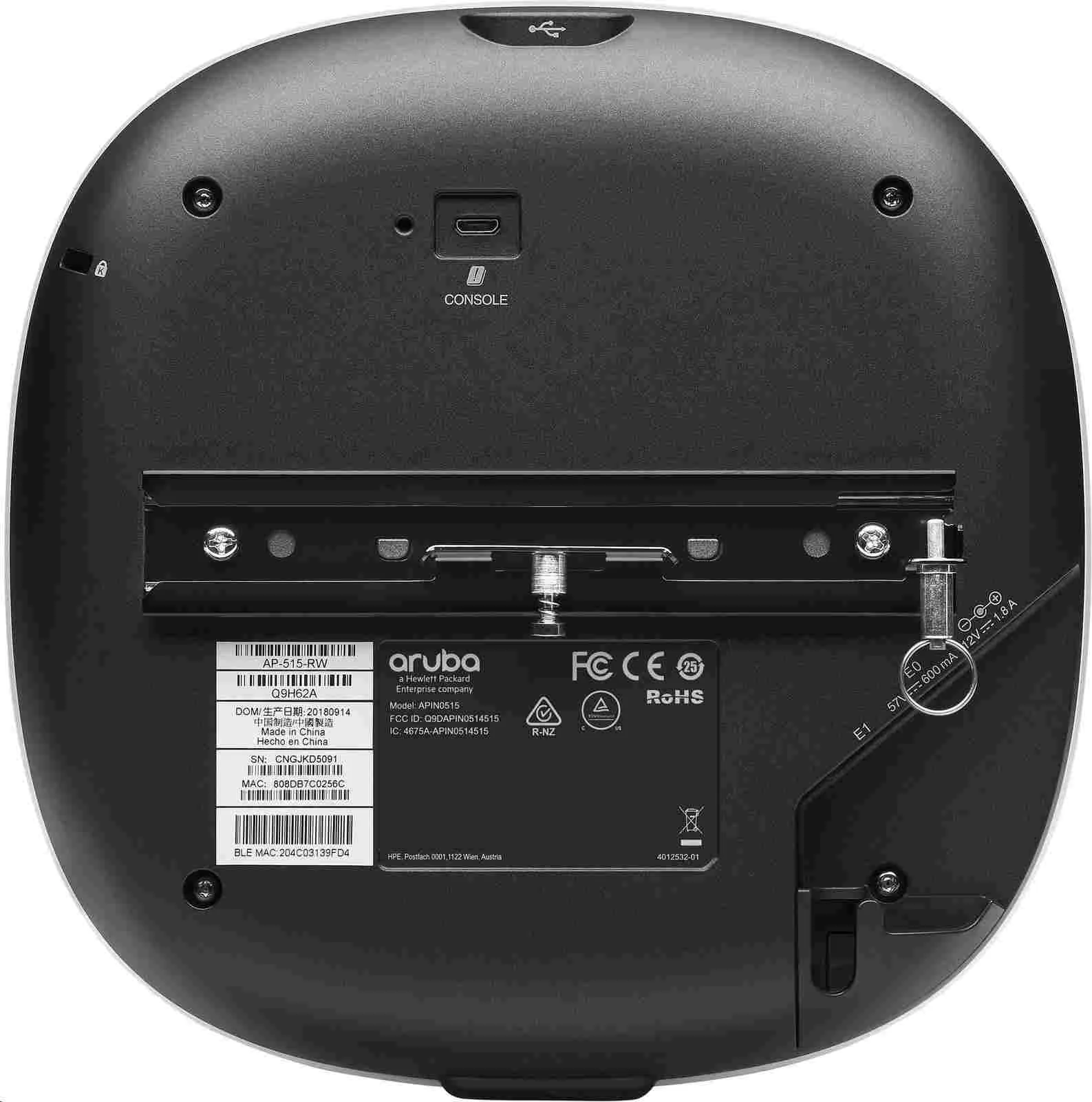 5 x HPE Aruba Networking AP-515 (RW) Dual Radio 4x4 2x2 802.11ax Internal Antennas Unified Campus AP ( 5 pack Q9H62A )