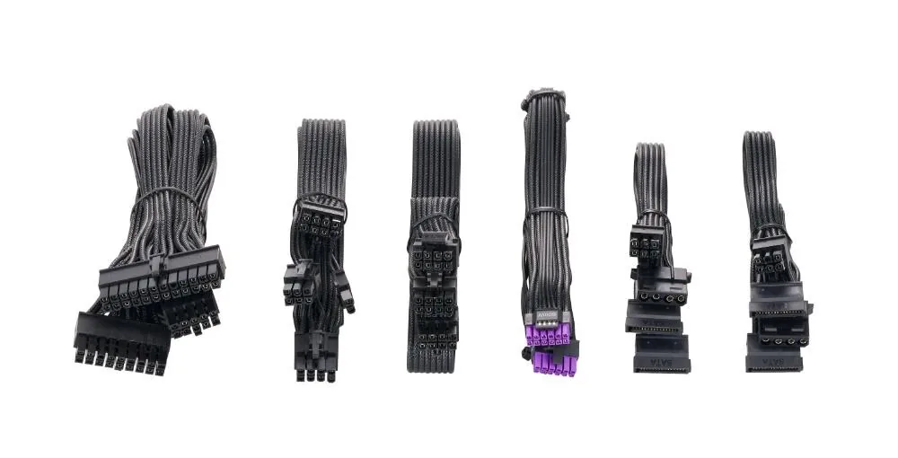 Cooler Master zdroj ELITE Gold 750W FM, 120mm, Plně modulární, 80 Plus Gold, ATX 3.1