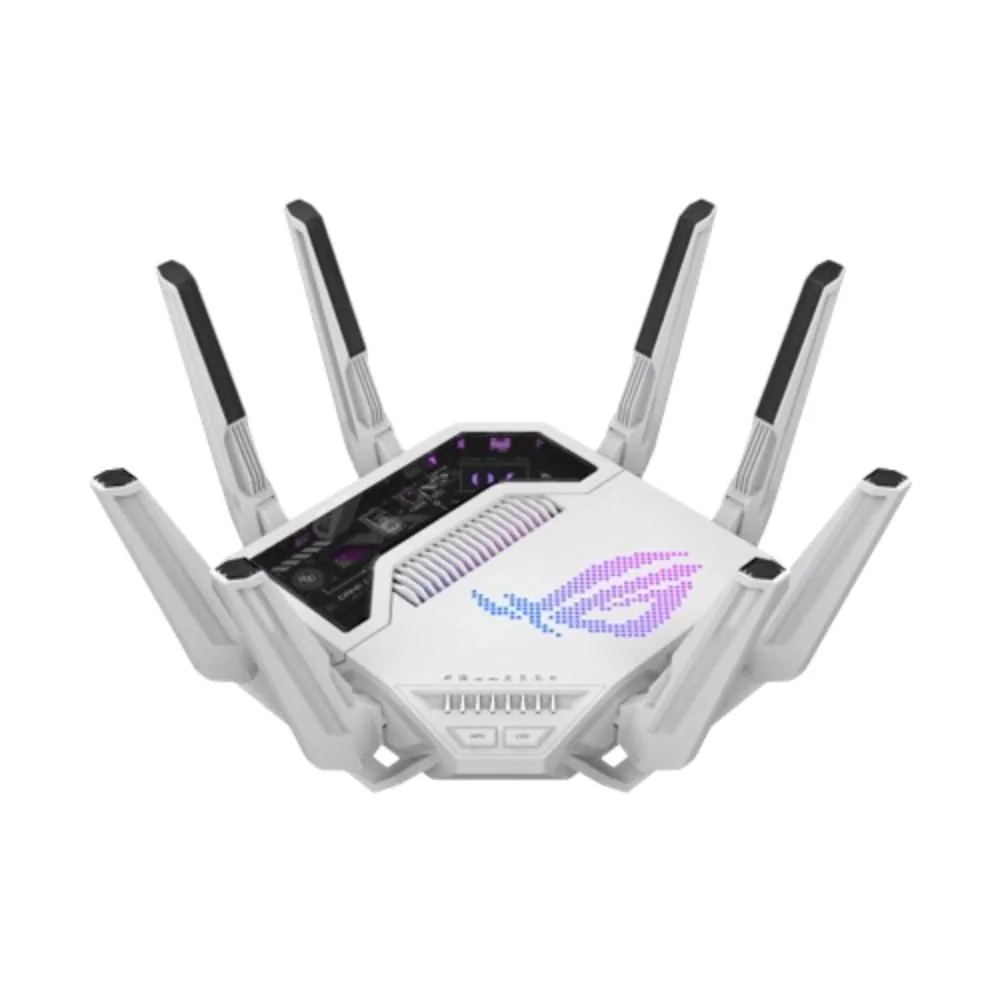 ASUS ROG Rapture GT-BE19000AI, WiFi7 Extendable Router, AiMesh, 2x WAN LAN, 5x LAN, 2x USB