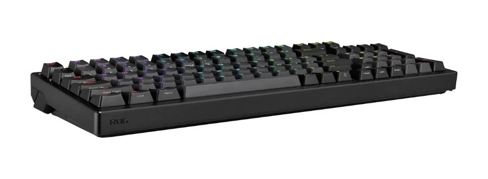 ASUS klávesnice ROG Azoth 96 HE, Mechanická, Bezdrátová, BT, RF 2.4GHz, CZ SK, černá