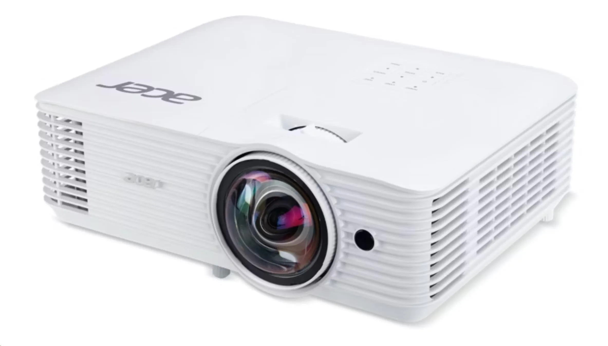 ACER Projektor S1387n, ShortThrow, WXGA (1280x800), 4000 ANSI, 20 000:1, VGA, HDMI, RJ45, repro 1x16W, 3.1Kg, LumiSense,