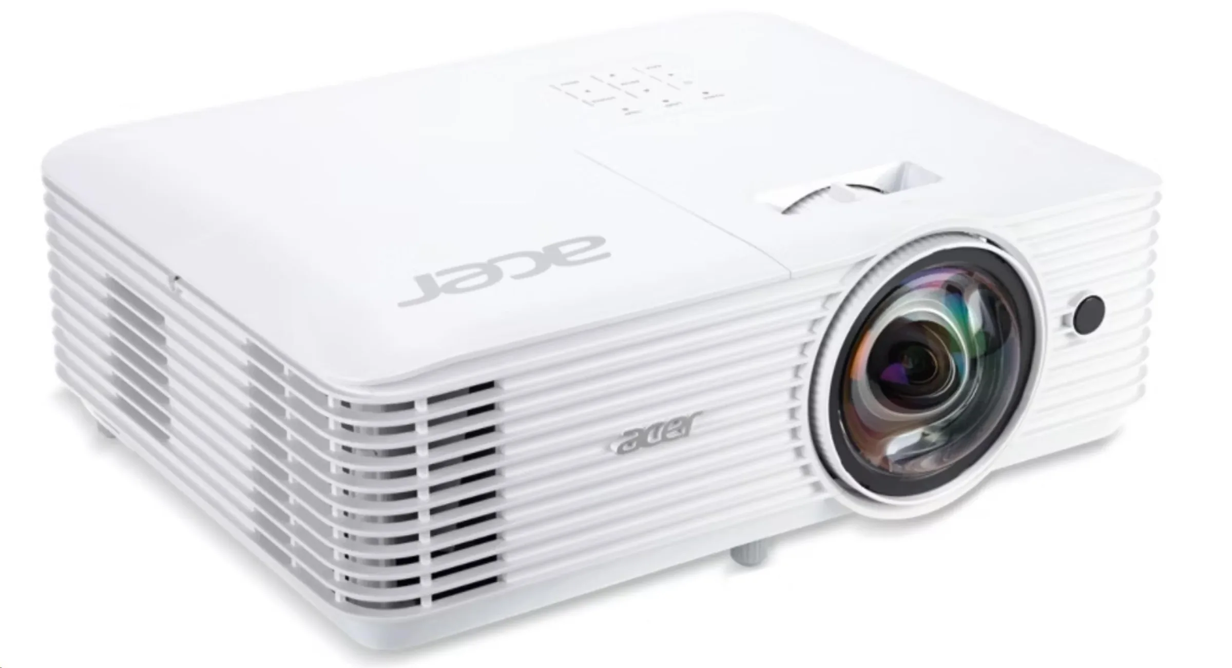 ACER Projektor S1387n, ShortThrow, WXGA (1280x800), 4000 ANSI, 20 000:1, VGA, HDMI, RJ45, repro 1x16W, 3.1Kg, LumiSense,