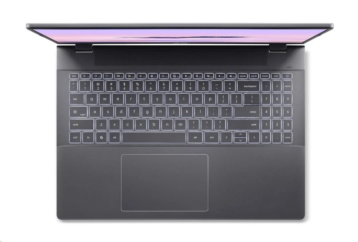 ACER NTB Chromebook Plus 516 (CB516-1HT-38ND),Core 3 100U,16"WUXGA,8GB,256GB SSD,Intel,Chrome OS,Gray