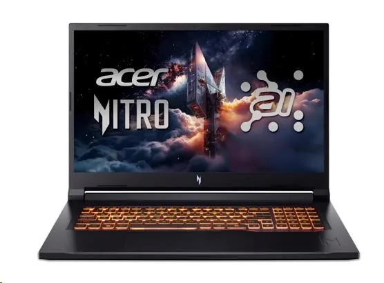 ACER NTB Nitro V 17 AI (ANV17-41-R0CS),Ryzen 7 260,17.3"FHD,16GB,1TB SSD,RTX 5060,Linux,Black