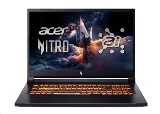 ACER NTB Nitro V 17 AI (ANV17-41-R70P),Ryzen 7 260,17.3"QHD,32GB,1TB SSD,RTX 5060,Linux,Black
