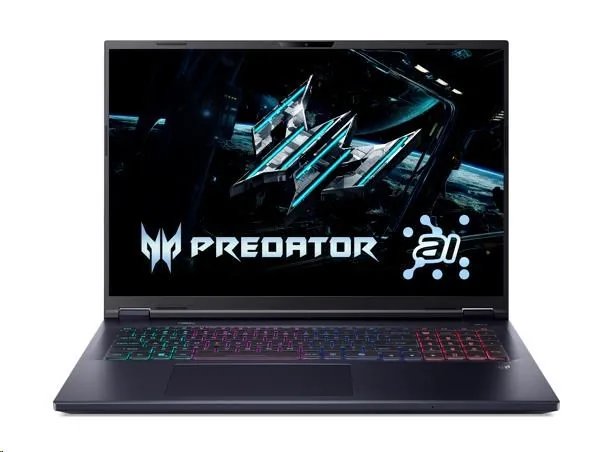 ACER NTB Predator Helios Neo 18 AI (PHN18-72-97RV),Ultra 9 275HX,18"WQXGA,32GB,1TB SSD,RTX 5060,Linux,Black