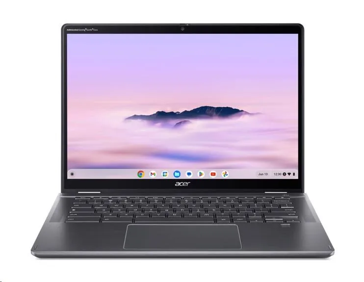 ACER NTB Chromebook Plus Spin 514 (CP514-4HN-374W),Core 3 100U,14"WUXGA,8GB,256GB SSD,UHD,Chrome,Gray