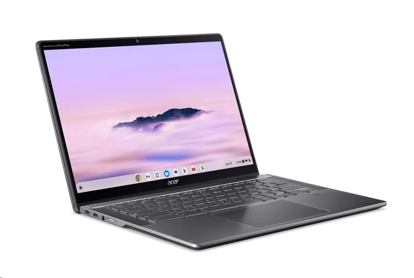 ACER NTB Chromebook Plus Spin 514 (CP514-4HN-374W),Core 3 100U,14"WUXGA,8GB,256GB SSD,UHD,Chrome,Gray
