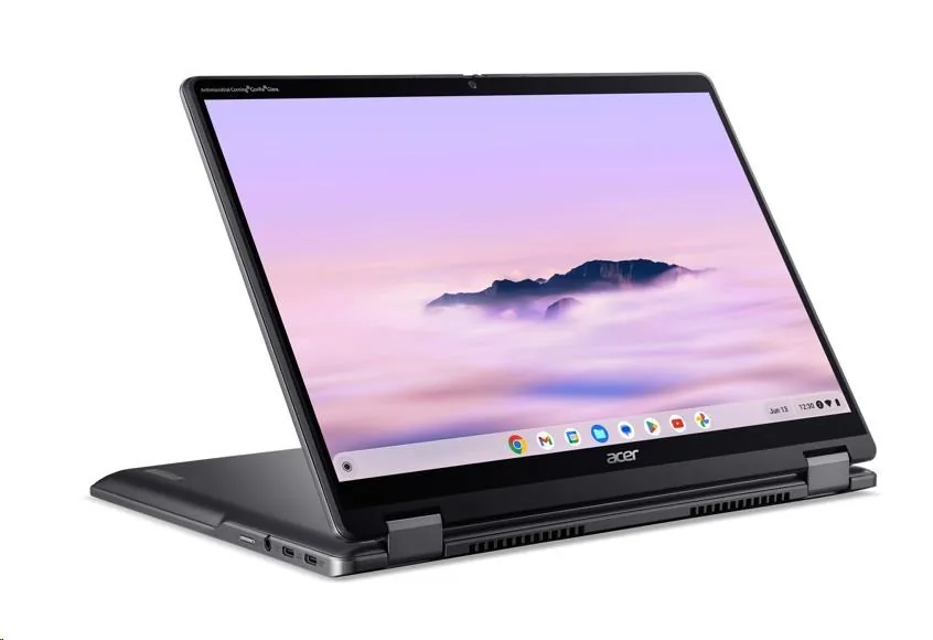 ACER NTB Chromebook Plus Spin 514 (CP514-4HN-374W),Core 3 100U,14"WUXGA,8GB,256GB SSD,UHD,Chrome,Gray