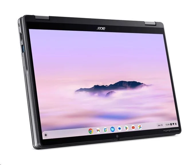 ACER NTB Chromebook Plus Spin 514 (CP514-4HN-374W),Core 3 100U,14"WUXGA,8GB,256GB SSD,UHD,Chrome,Gray