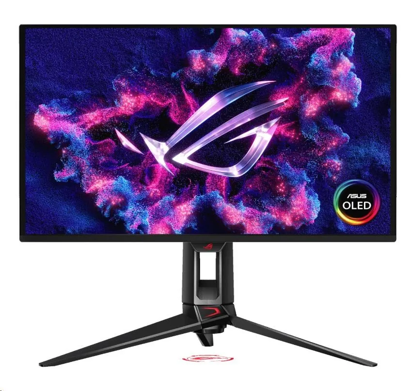 ASUS Monitor ROG Swift OLED PG27UCDM, 26,5", QD-OLED, 3840x2160, 16:9, 0,03ms, DP, HDMI, USB-C, G-SYNC, 240Hz