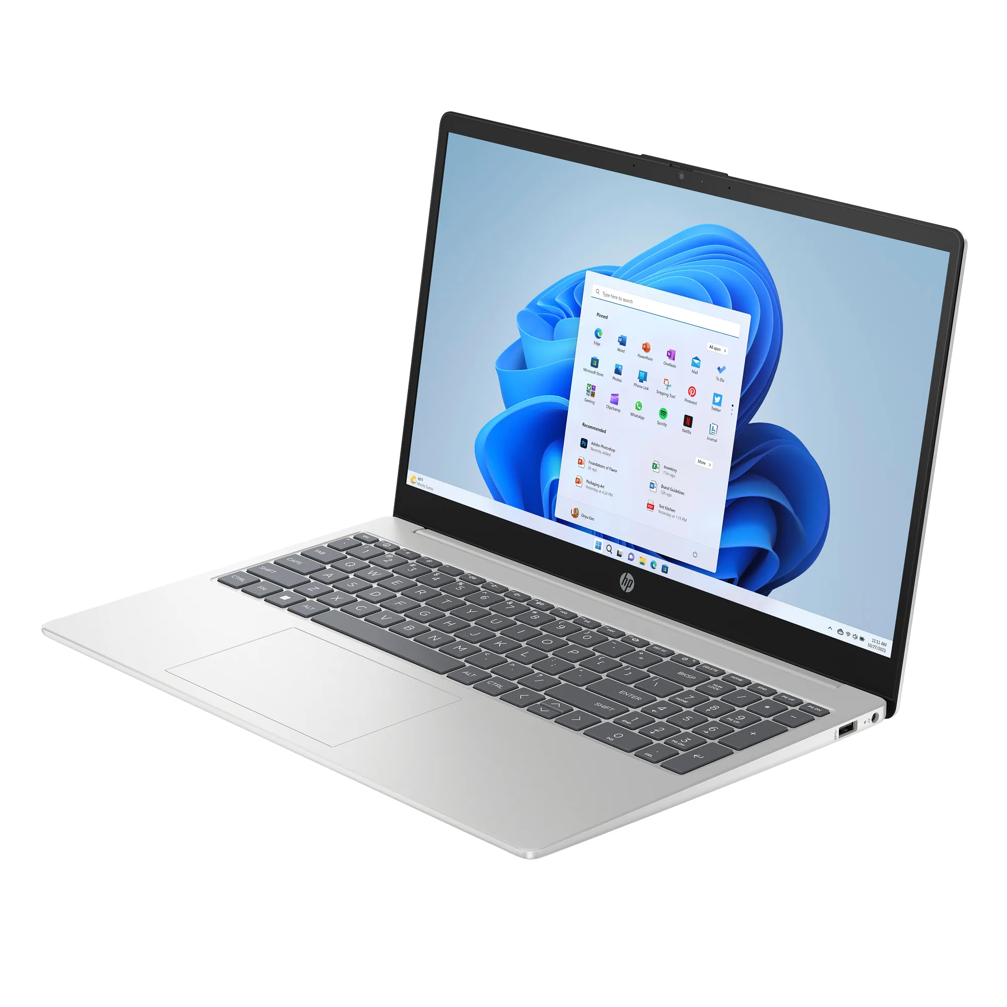 HP 15-fc1000ncx, Ryzen 3-7320U, 15.6 FHD (1920x1080) IPS 300n, AMD Radeon, 8GB LPDDR5, SSD 256GB, W11H, 2-2-0, Silver
