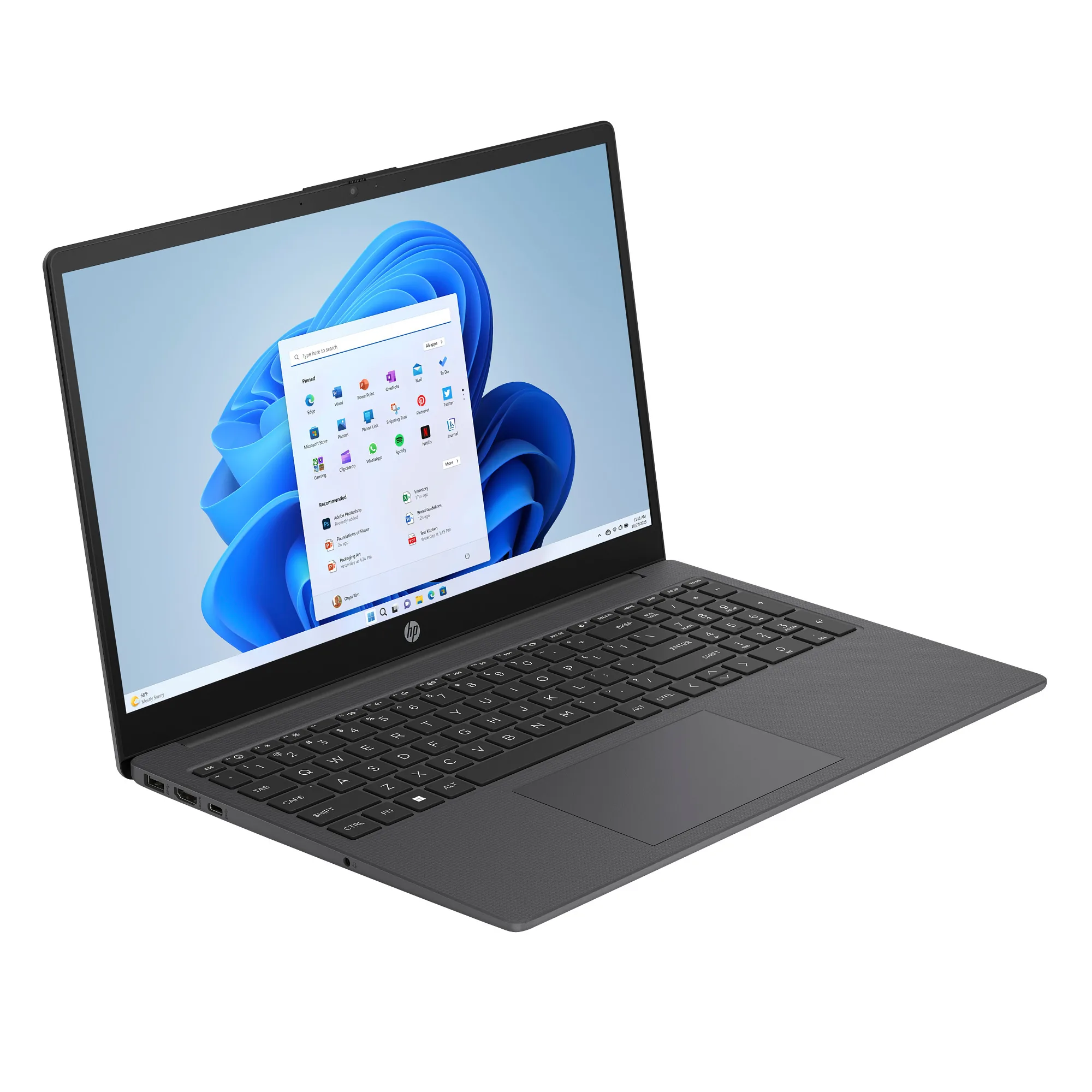 HP 15-fc1001ncx, Ryzen 5-7520U, 15.6 FHD (1920x1080) IPS 300n, AMD Radeon, 8GB LPDDR5, SSD 512GB, W11H, 2-2-0, Gray