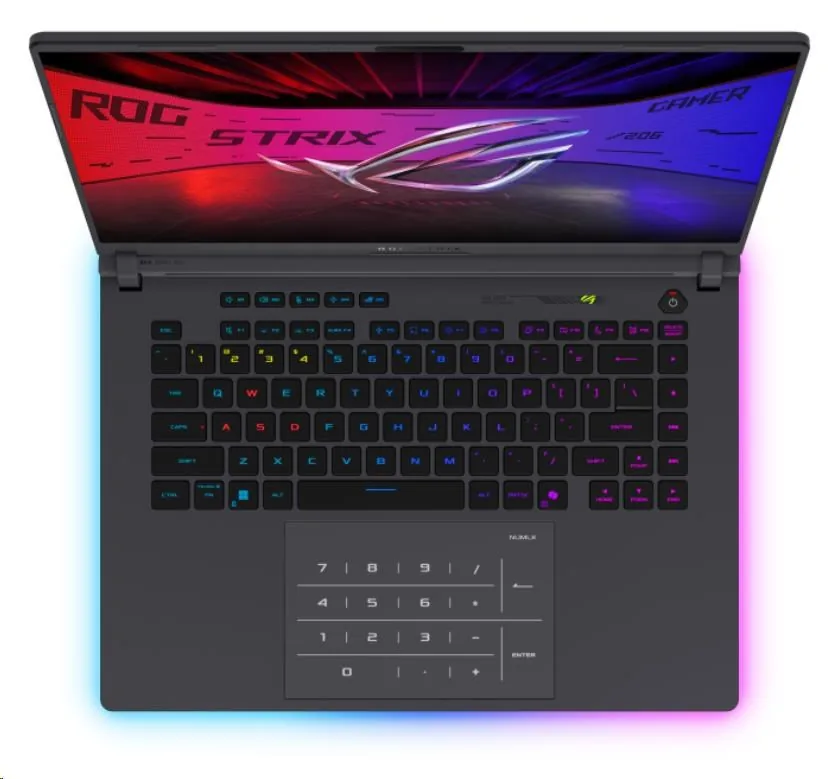 ASUS NTB ROG Strix G16 (G615LM-S5382Z), Ultra 9 275HX, 16" 2560 x 1600, 32GB, 1TB SSD, RTX 5060, No OS, Gray