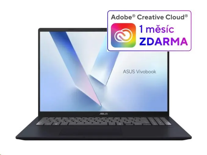 ASUS NTB Vivobook 16 (M1607KA-MB143), AI 5 330, 16" WUXGA, 16GB, 512GB SSD, Radeon, No OS, Quiet Blue