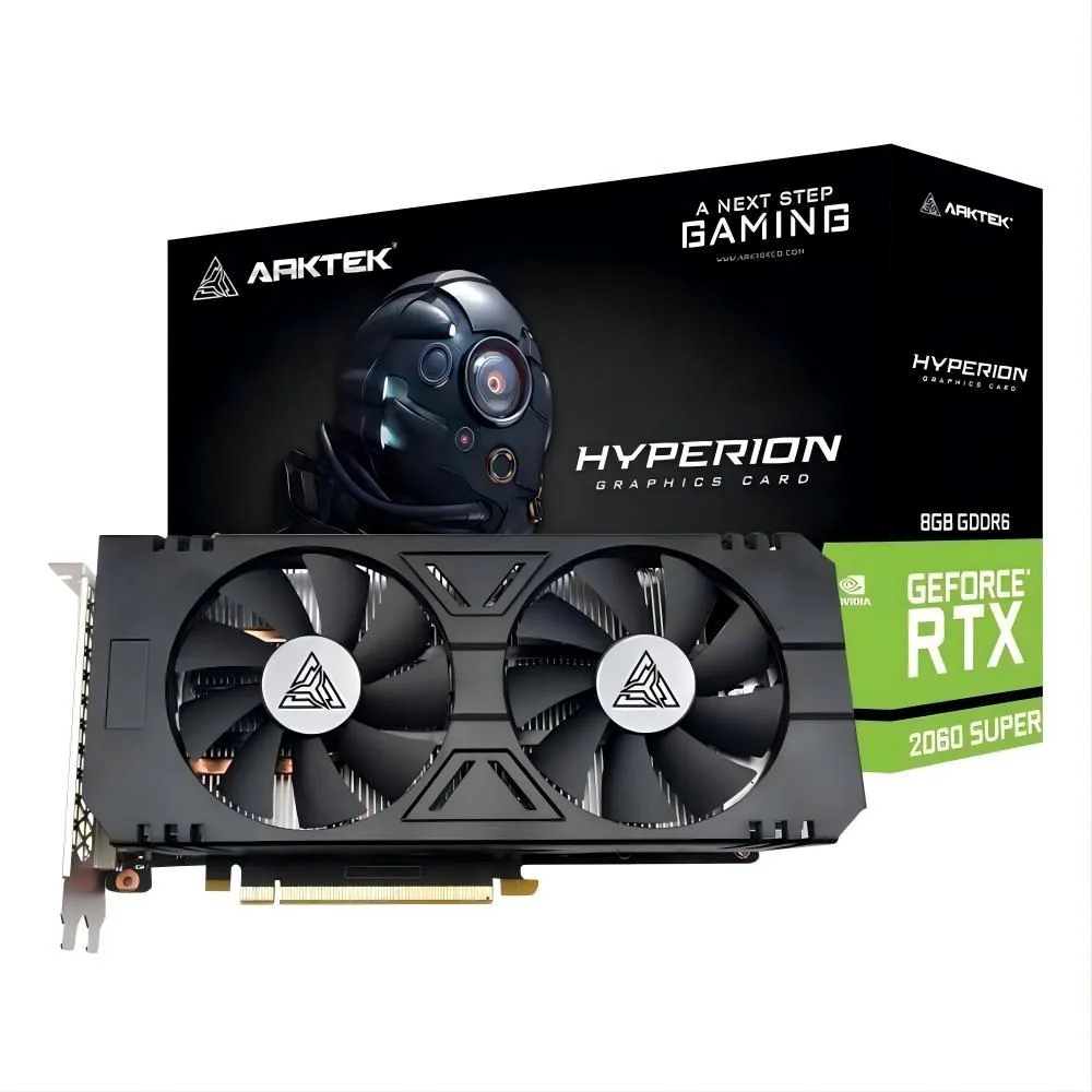ARKTEK VGA NVIDIA GeForce RTX 2060 Super Hyperion 8GB, RTX 2060 Super, 8GB GDDR6, 1xDP, 1xHDMI, 1xDVI