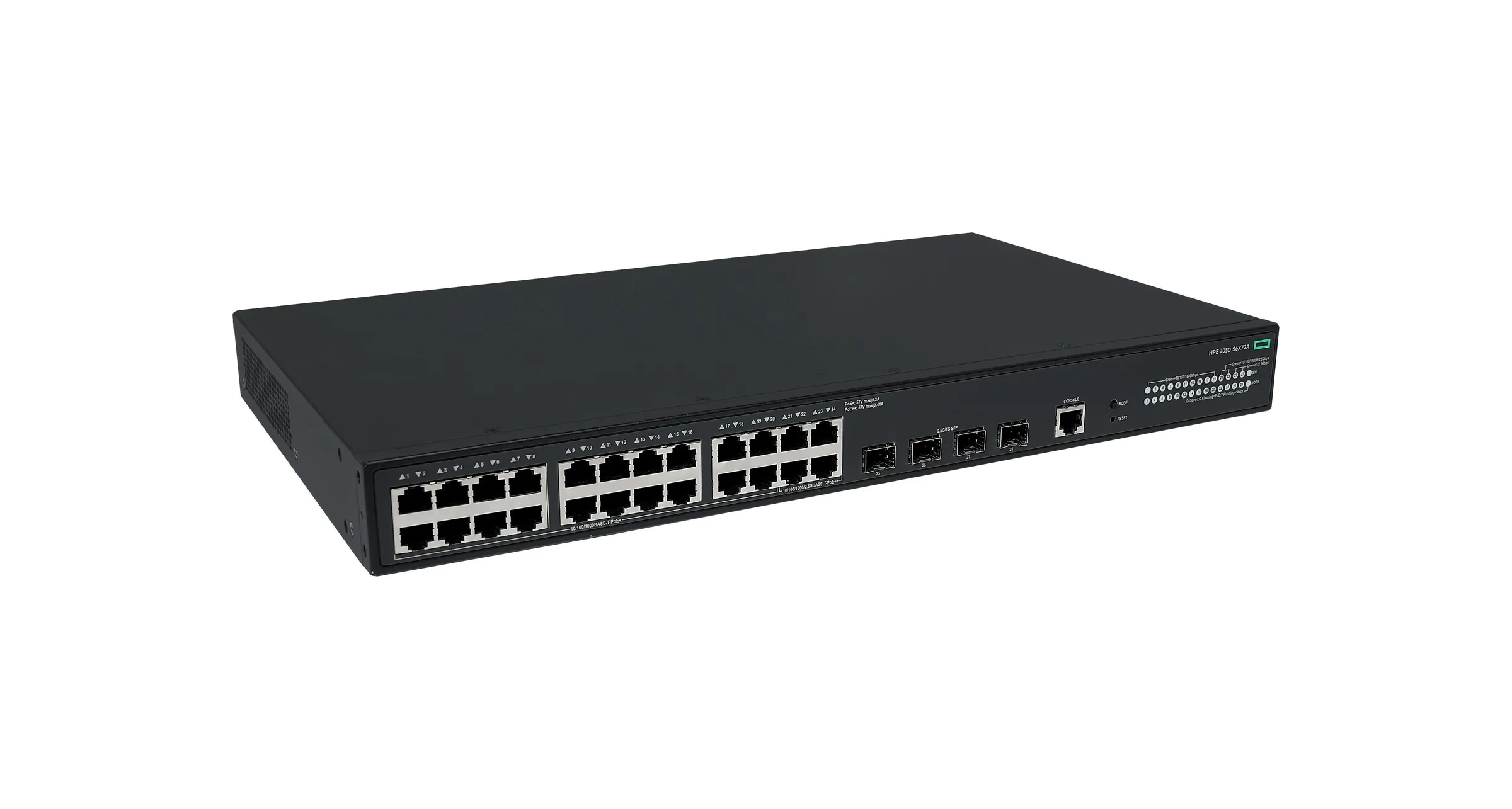 HPE NW CW 2050 24G PoE+ 4F 420W Switch