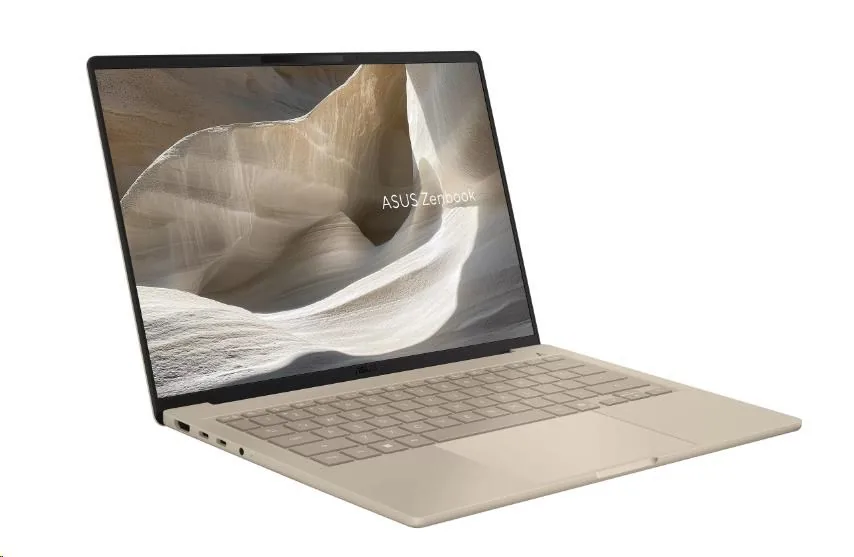 ASUS Zenbook A14 OLED/UX3407NA-OLED218W/SD-X2E-88-100/14"/WUXGA/16GB/512GB/Adreno/W11H/Gold/2R