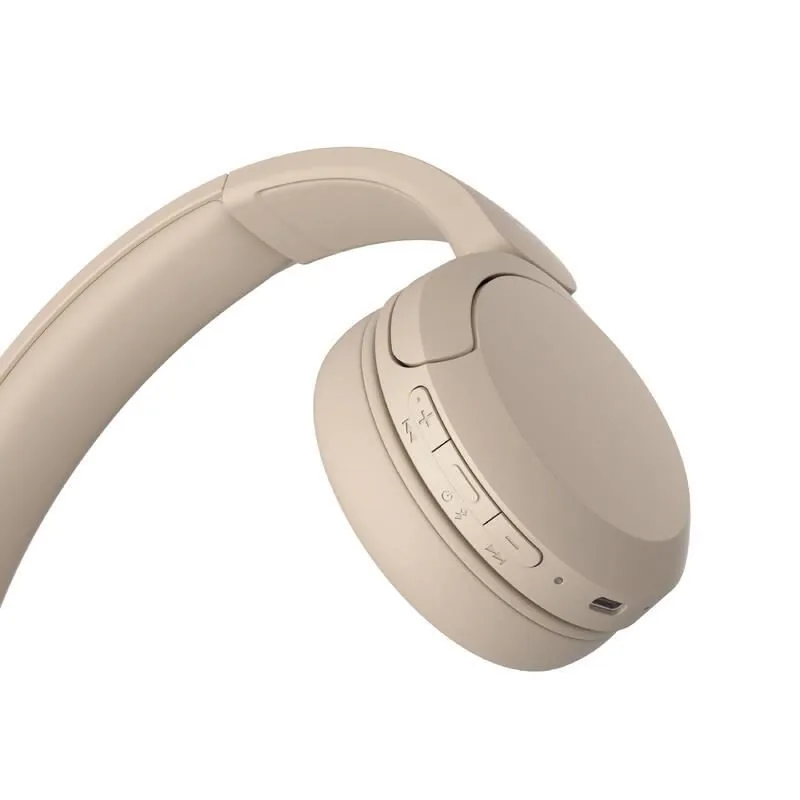 Sony bezdrátová sluchátka WH-CH520, EU, béžová