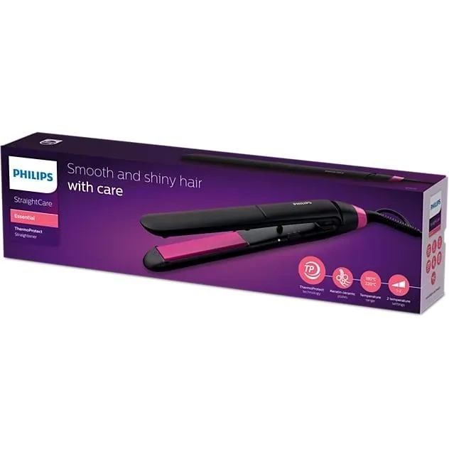 Philips BHS375 00 keratinové destičky, ThermoProtect, 2 teploty, 220 °C
